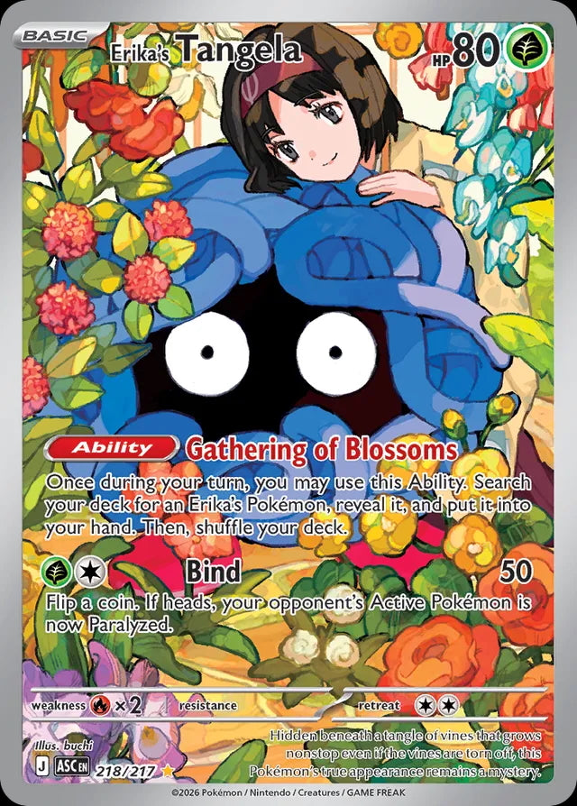 Ascended Heroes Erika’s Tangela #218/217